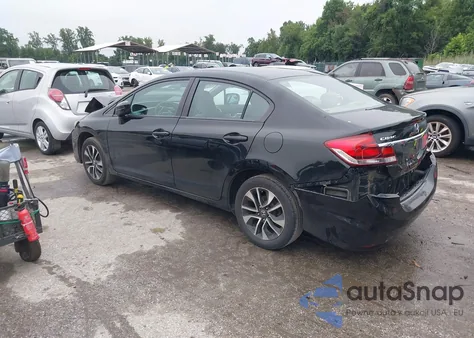 2015 Honda Civic Ex from USA, damaged, VIN 19XFB2F81FE229414